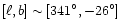 $[\ell,b] \sim [341^\circ,-26^\circ]$