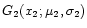 $G_2(x_2;\mu_2,\sigma_2)$