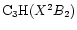 ${\rm C_3H}(X^2B_2)$