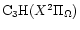 ${\rm C}_3{\rm H}(X^2 \Pi_{\Omega})$