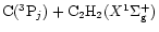 ${\rm C}(^3{\rm P}_j) + {\rm C_2H_2}(X^1\Sigma_{\rm g}^+)$