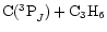 ${\rm C(^3P}_J) + {\rm C_3H_6}$
