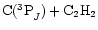 ${\rm C(^3P}_J) +{\rm C_2H_2}$