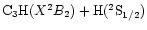 ${\rm C_3H}(X^2B_2) + {\rm H}(^2{\rm S}_{1/2})$