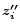 $\vec{z''_i}$