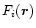 $F_i(\vec{r})$