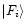 $\arrowvert F_i \rangle$