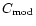 $C_{\rm mod}$