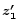 $\vec{z'_1}$