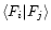 $\langle
F_i \arrowvert F_j \rangle$