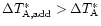 $\Delta T_{\rm A,add}^{\ast} > \Delta T_{\rm A}^{\ast}$