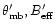 $\theta_{\rm mb}^{\prime}, B_{\rm eff}^{\prime}$
