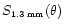 $\mbox{$S_{\mbox{\tiny 1.3~mm}}(\theta)$ }$