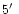 $5\hbox{$^\prime$ }$
