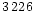 $3\,226$