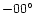 $-00\hbox{$^\circ$ }$