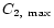 $C_{ 2,~{\rm max}} $
