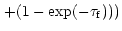 $\displaystyle \left. +(1-\exp(-\tau_{\rm f}) ) \right)$