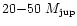 $20{-}50~M_{\rm jup}$