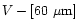 $V-[60~\mu {\rm m}]$