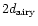 $2d_{\rm airy}$