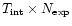 $T_{\rm int}\times N_{\exp}$