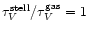$\tau_{V}^{{\rm stell}}/\tau_{V}^{{\rm gas}}=1$