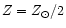 $Z=Z_{\odot}/2$