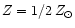 $Z=1/2\, Z_{\odot}$