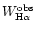 $W^{\rm obs}_{{\rm H}\alpha}$