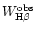 $W^{\rm obs}_{{\rm H}\beta}$