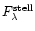$F_{\lambda}^{\rm stell}$