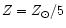 $Z=Z_{\odot}/5$