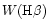 $W({\rm H}\beta)$