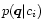 $p(\vec
q\vert c_i)$