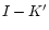 $I-K^\prime$