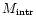 $M_{\rm intr}$