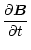 $\displaystyle \frac{\partial {\vec B}}{\partial t}$