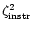 $\zeta^2_{\rm instr}$