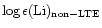 $\log\epsilon({\rm Li})_{\rm non-LTE}$