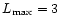 $L_{\rm max} = 3$
