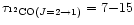 $\tau_{\ifmmode{^{12}{\rm CO}(J = 2\to1)}\else{$^{12}{\rm CO}(J = 2\to1)$ }\fi} = 7{-}15$