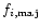 $f_{i,{\rm maj}}$