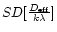 $SD[\frac{D_{\rm eff}}{k\lambda}]$