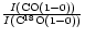 $\frac{I{\rm (CO}(1-0))}{I{\rm (C^{18}O}(1-0))}$