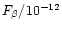 $F_{\beta}/10^{-12}$