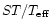 $ST/T_{\rm eff}$