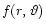 $f(r,\,\vartheta)$