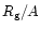 $R_{\rm g}/A$