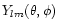$Y_{l m}(\theta,\phi)$